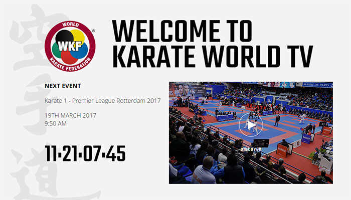 The World Karate Federation online platform offers two subscription offers ©WKF