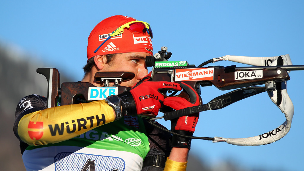 Germany's Arnd Peiffer picked up his first win of the season in the men's event ©Getty Images