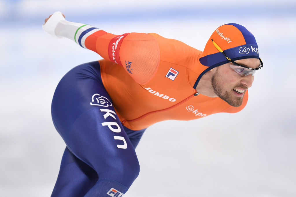 The Netherlands' Kjeld Nuis sealed the men's 1,000m World Cup with victory today ©Getty Images