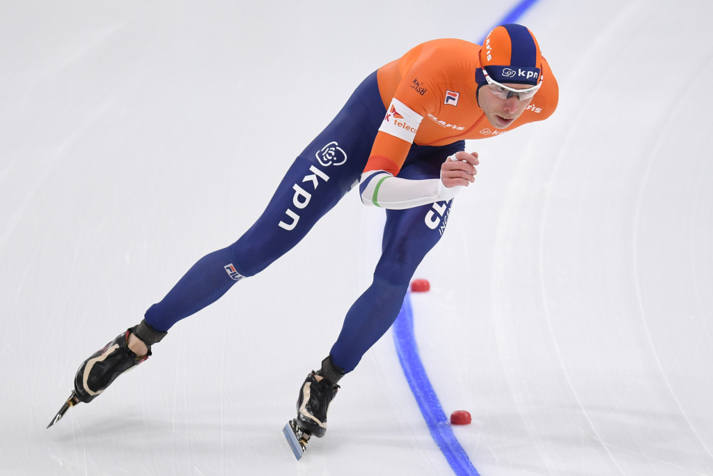 Dutchman Jorrit Bergsma won the men’s long-distance World Cup ©Getty Images