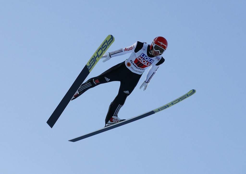 Markus Eisenbichler was part of the silver medal winning German side ©Getty Images