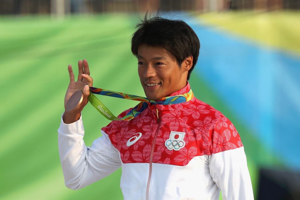 Olympic slalom canoeing medallist Takuya Haneda hopes to act as a sporting link between Japan and Slovakia ©Getty Images