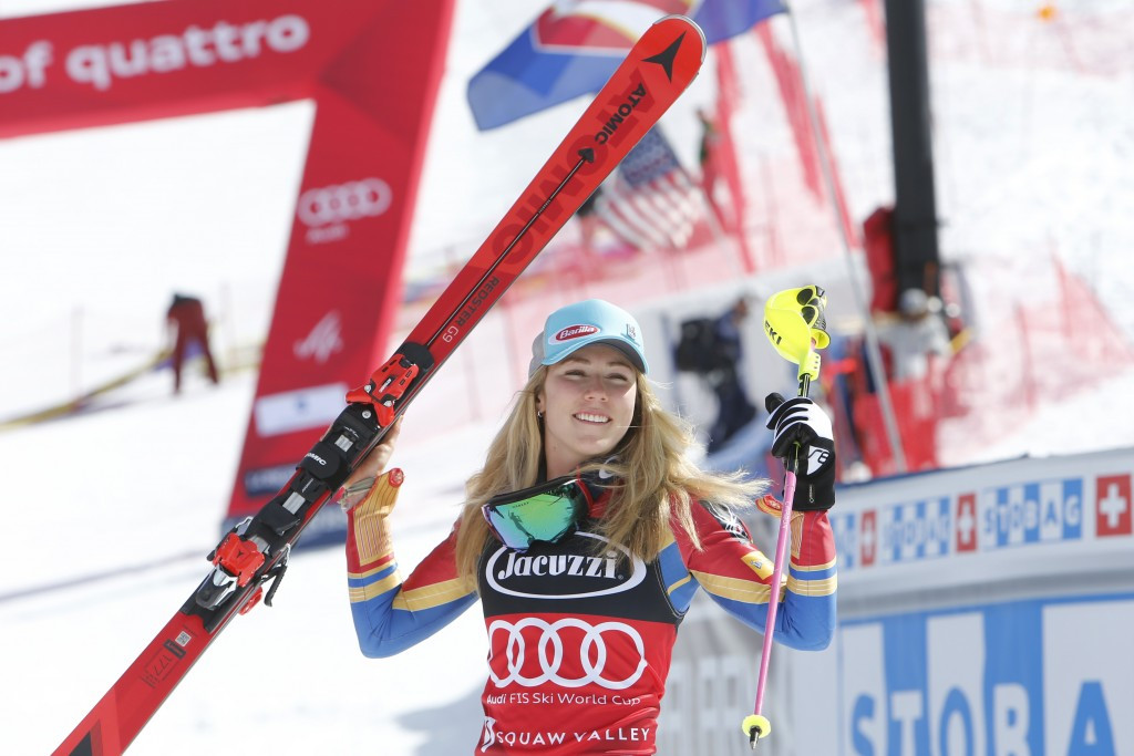 Shiffrin wins in Squaw Valley again to seal fourth FIS World Cup slalom crown 