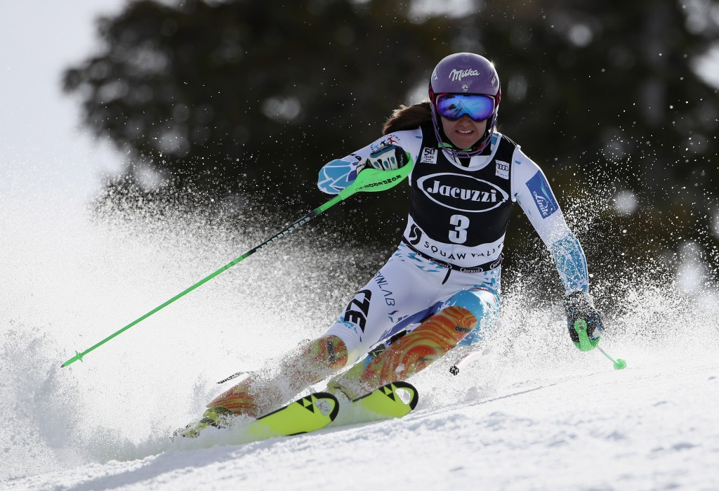 Czech Republic's Sarka Strachova finished in the runners-up spot today ©Getty Images