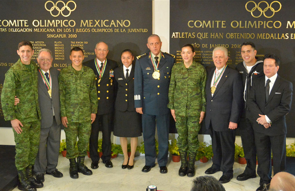 The Mexican Olympic Committee hosted a ceremony for the country's Rio 2016 athletes ©COM