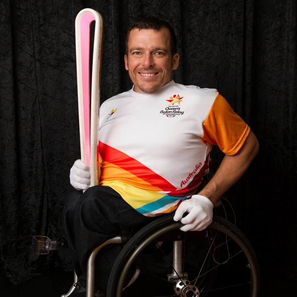 Paralympic champion Kurt Fearnley will deliver the Queen's Baton for Gold Coast 2018 to Buckingham Palace ©Gold Coast 2018