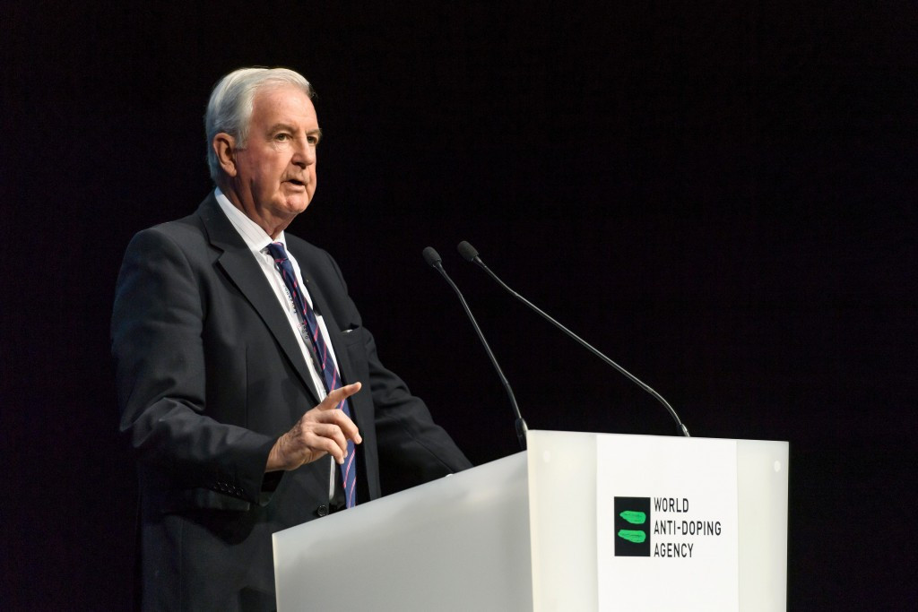 WADA President Sir Craig Reedie has said RUSADA still has significant work to do in order to get its suspension lifted ©Getty Images