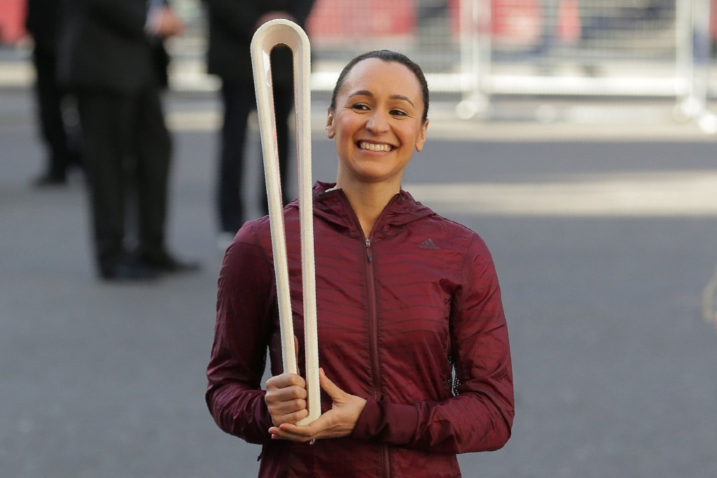 The Baton was carried into the service by Dame Jessica Ennis-Hill ©Getty Images