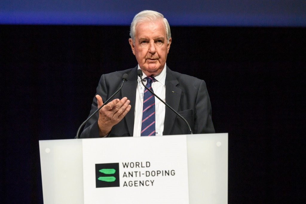 WADA President Sir Craig Reedie warned RUSADA still significant work to do in order to get its suspension lifted ©Getty Images