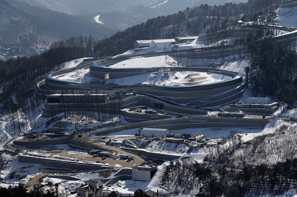 The Alpensia Sliding Centre has been praised by skeleton athletes before the test event begins ©Getty Images