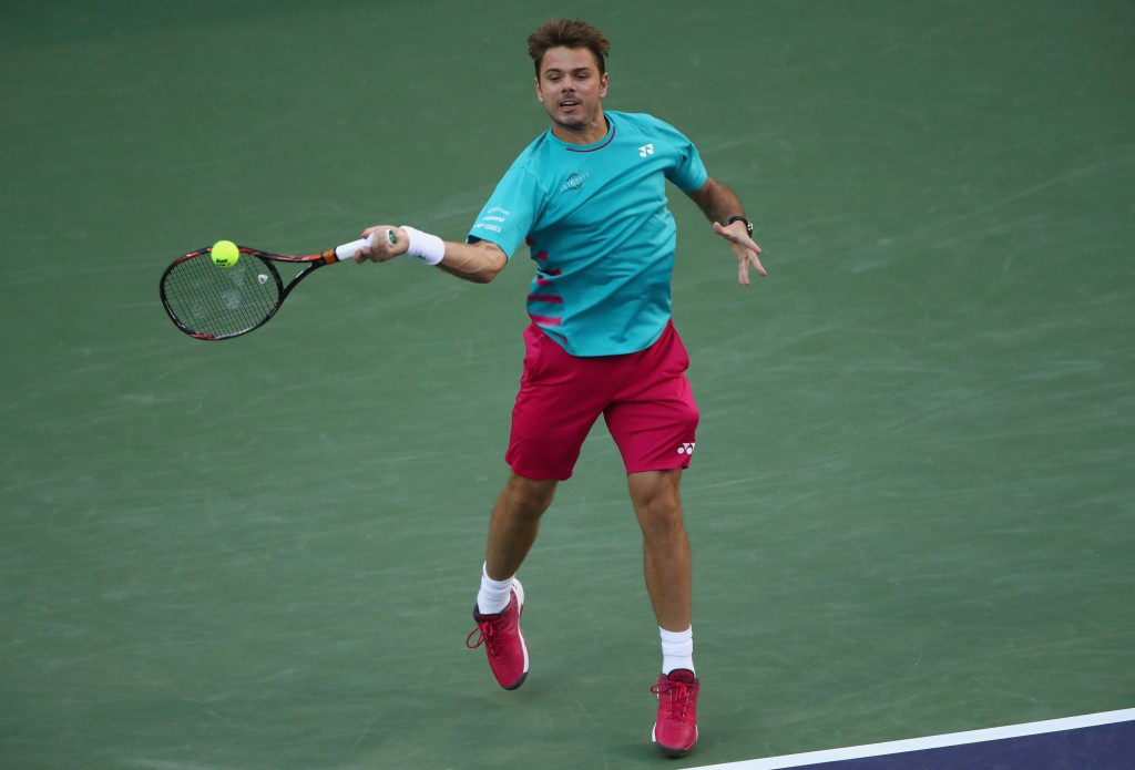 Stan Wawrinka, pictured, proved too strong for Germany's Philipp Kohlschreiber ©Getty Images