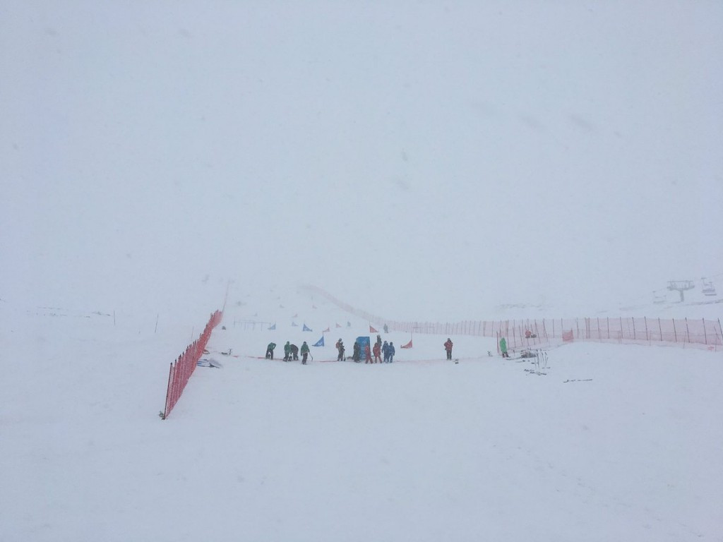 Heavy snow and strong winds forced organisers to rearrange competitions ©FIS