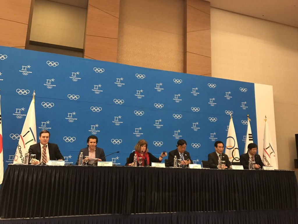 IOC officials praised Pyeongchang 2018 today but also suggested areas for improvement ©ITG