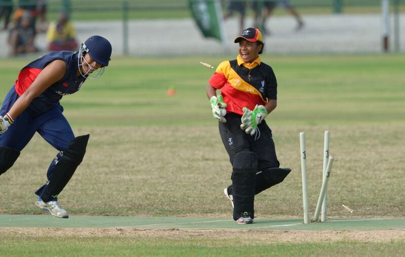 Samoa were able to secure women's cricket gold as they defended a low total of 103-4 in their final with hosts Papua New Guinea ©Port Moresby 2015