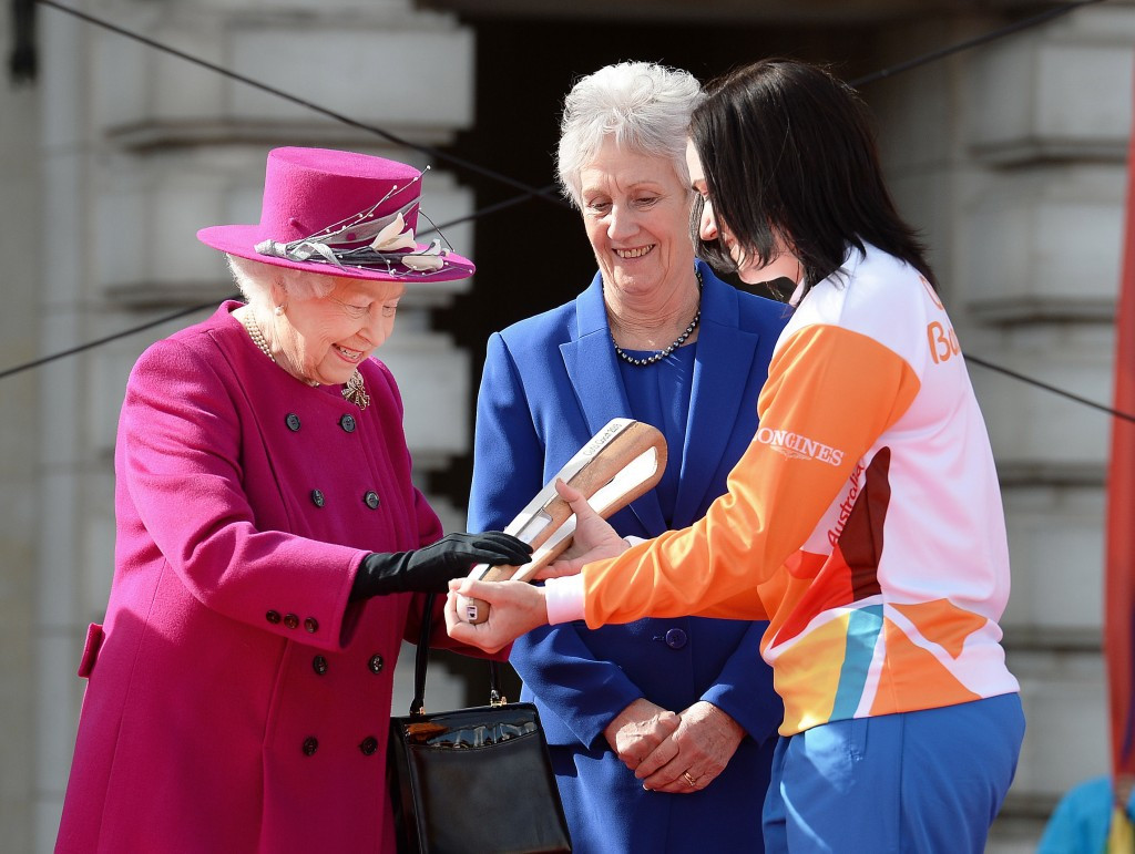 On Monday, the Queen's Baton Relay was started for the Gold Coast 2018 Commonwealth Games during a ceremony at Buckingham Palace ©Getty Images