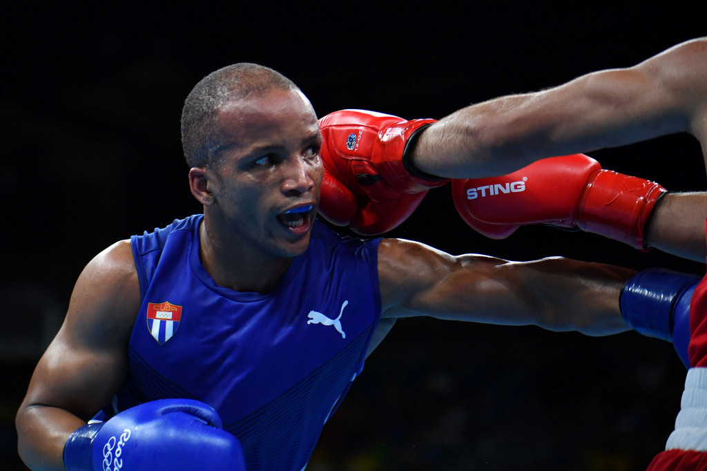 Roniel Iglesias, a gold medallist from London 2012, scored a victory for Cuba Domadores against Venezuela Caciques ©Getty Images