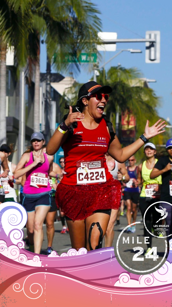 Snapchat users will be able to engage on social media while running in or watching the Los Angeles Marathon ©LA 2024