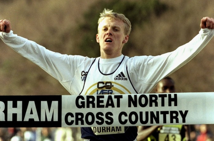 Ukraine's Sergey Lebid, pictured winning the Great North Cross Country in 2000, was the last European-born athlete to win a medal in the senior men's individual event at the World Championships, taking silver in 2001 ©Getty Images