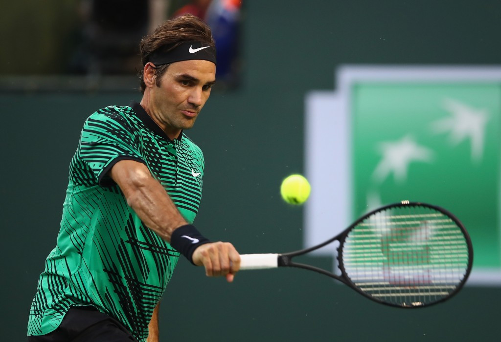 Roger Federer, pictured, defeated Jack Sock to reach the final of the Indian Wells Masters ©Getty Images