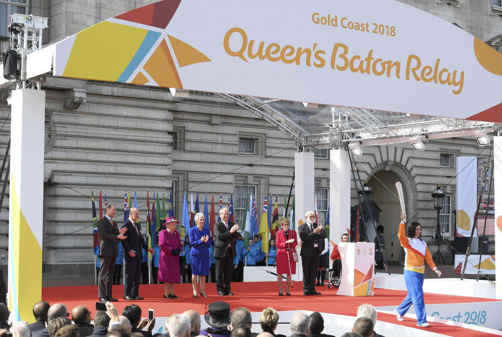 The Gold Coast 2018 Queen's Baton Relay was launched on Monday (March 13) ©Getty Images