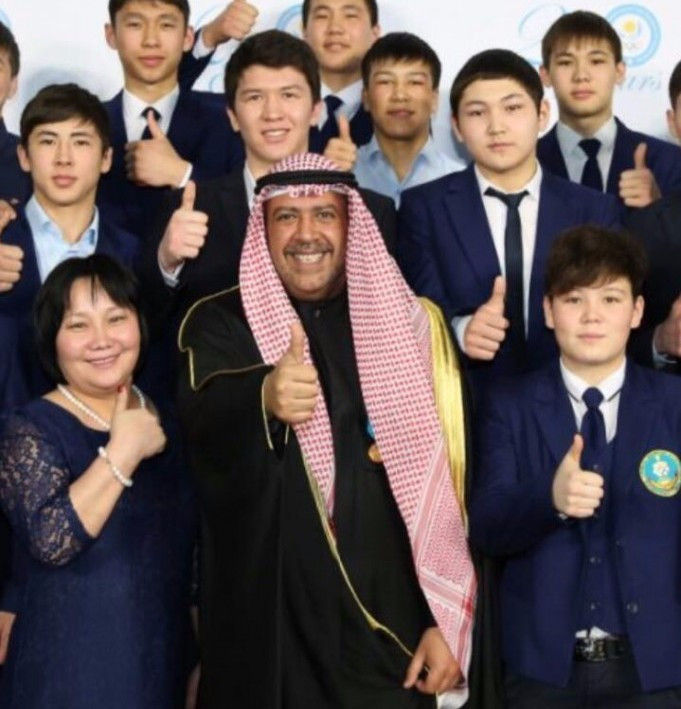 Sheikh Ahmad Al-Fahad Al-Sabah was recognised in Kazakhstan ©ANOC 