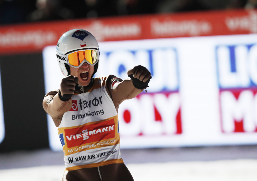 Kamil Stoch won today's competition in Vikersund ©Getty Images