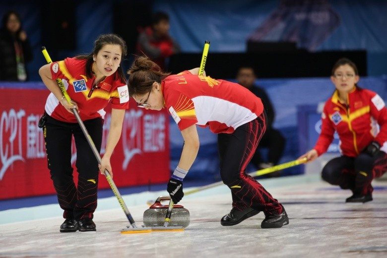 The two companies are also sponsoring the ongoing World Women's Curling Championship in Beijing ©World Curling