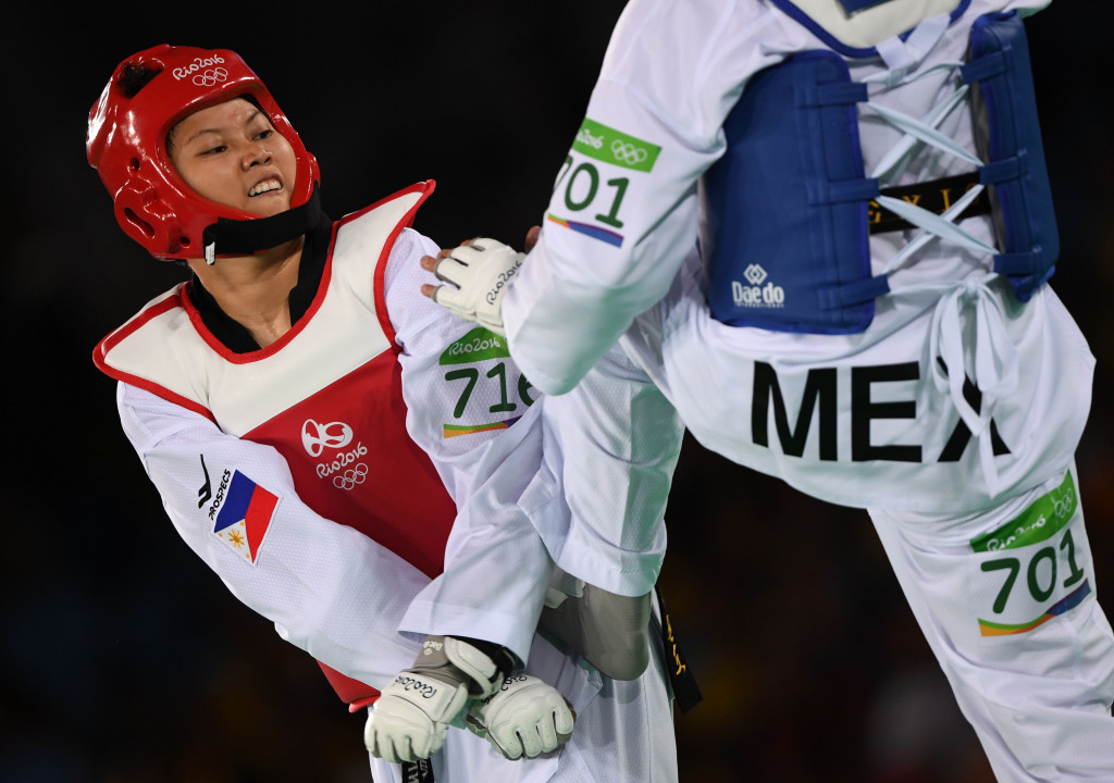 Kirstie Alora was The Philippines’ sole representative in taekwondo at the Rio 2016 Olympic Games ©Getty Images