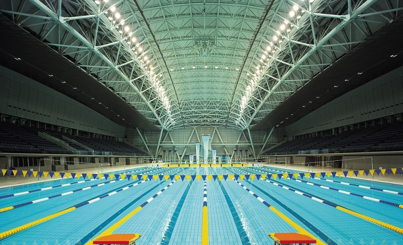 Yokohama International Swimming Pool is among venues selected as a base for Team GB before Tokyo 2020 ©Yokohama Visitors' Guide