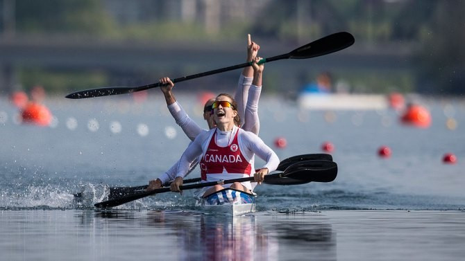 Canada claimed the first gold of the Games today in canoe sprint ©Getty Images