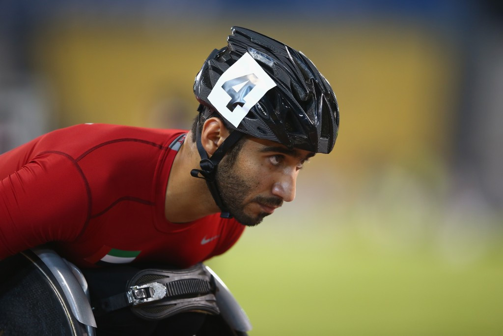 Mohamed Hammadi was victorious in the 800m men’s T33/34/53 race ©Getty Images