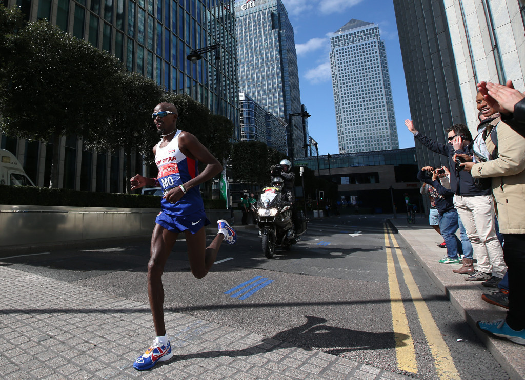 Sir Mo Farah is thought to have been given the injection before the 2014 London Marathon ©Getty Images