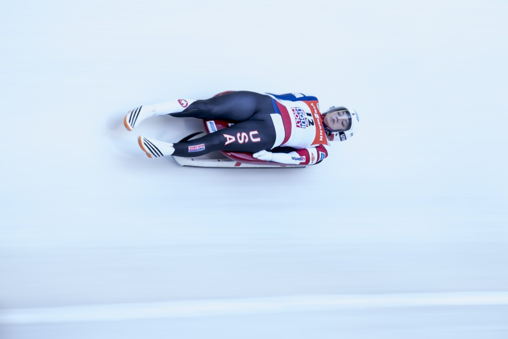 Britcher wins opening race of USA Luge's Pyeongchang 2018 selection period