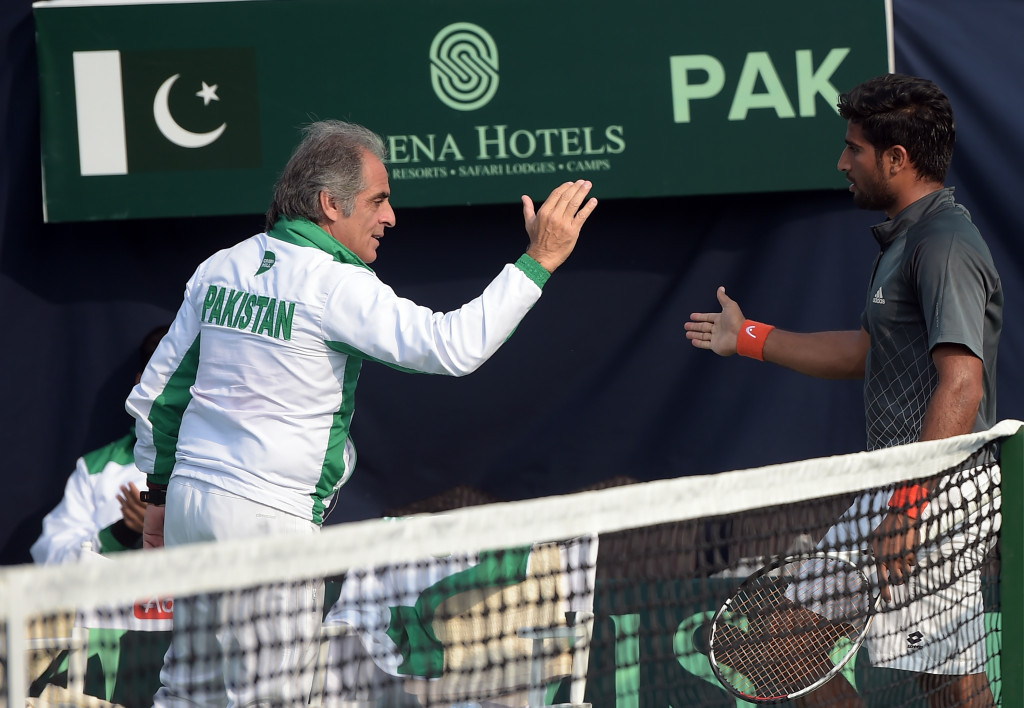 Pakistan hosted their first Davis Cup match for 12 years against Iran last month ©Getty Images