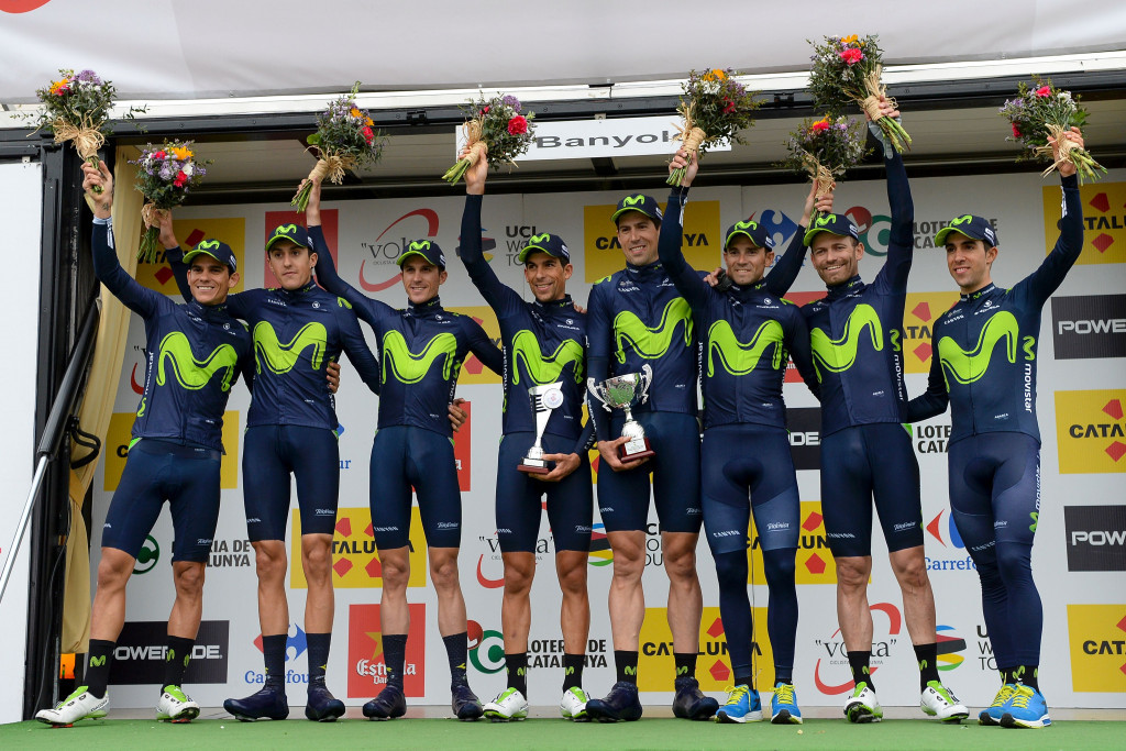 Movistar won today's 41.3-km stage ©Getty Images
