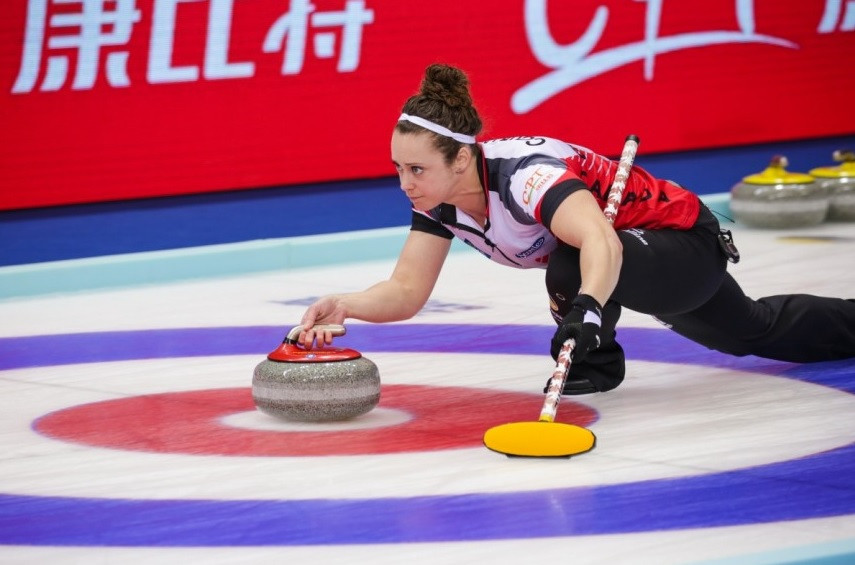 Canada continued their impressive start to the World Women's Curling Championship as they preserved their 100 per cent record with victories over South Korea and Scotland ©WCF