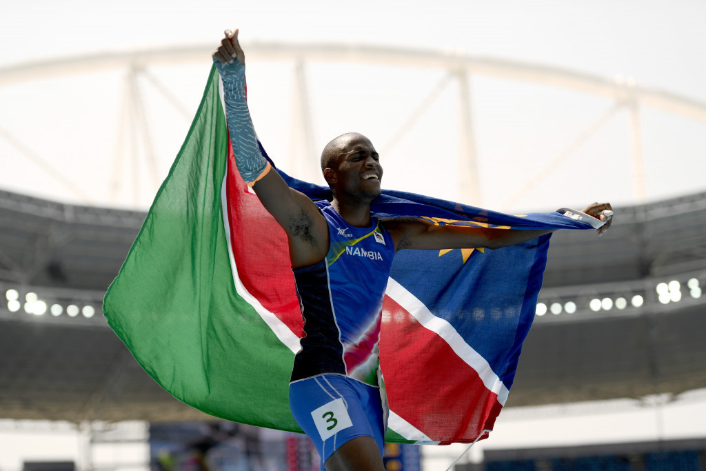 Namibia's Johannes Nambala continued the form he showed when winning a Paralympic silver medal last year ©Getty Images