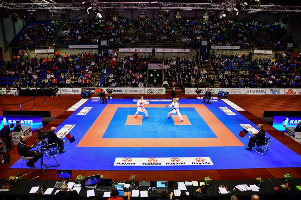 The meeting took place at the Rotterdam leg of the Karate 1-Premier League ©WKF