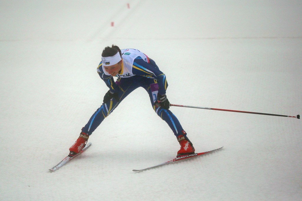 Oleksandra Kononova won the women’s standing biathlon race in Sapporo ©Getty Images