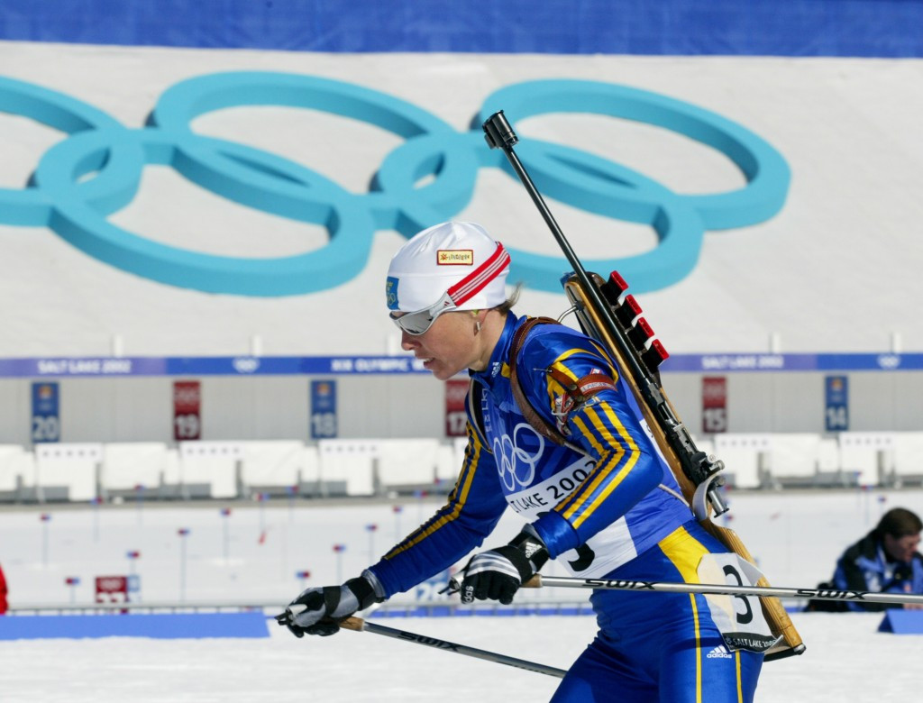 Magdalena Forsberg is one of Sweden's most successful biathletes ©Getty Images