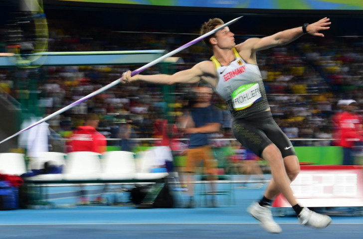 Germany's Thomas Rohler en route to winning the Olympic javelin title in Rio - without having to deal with any ritual abuse from rival fans ©Getty Images
