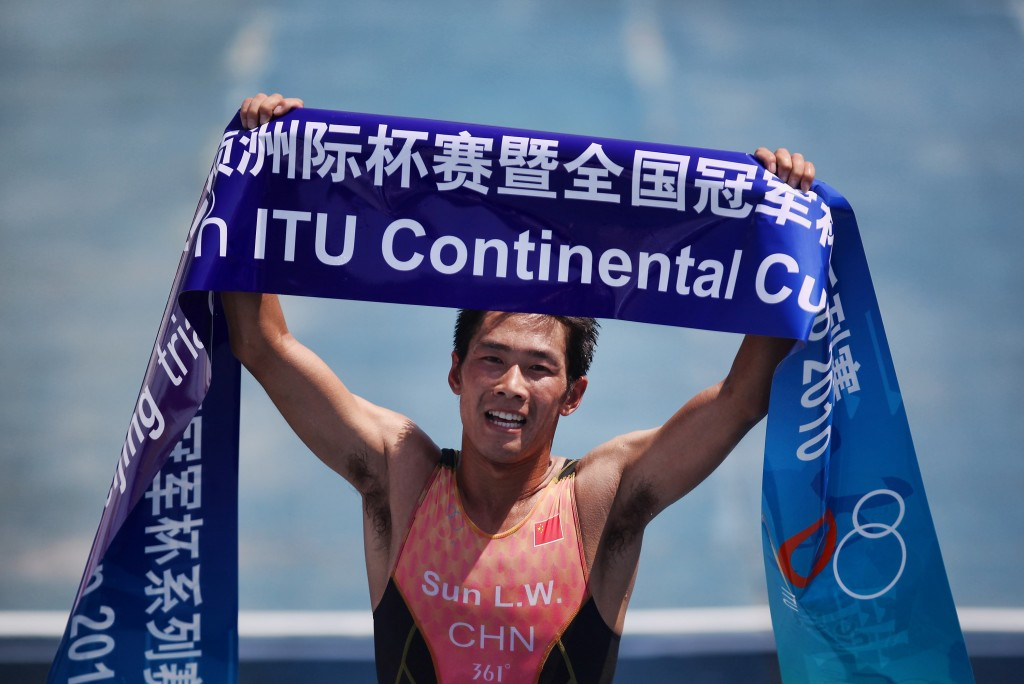 Liwei Sun is one of two athletes to have been sanctioned by the ITU ©Getty Images