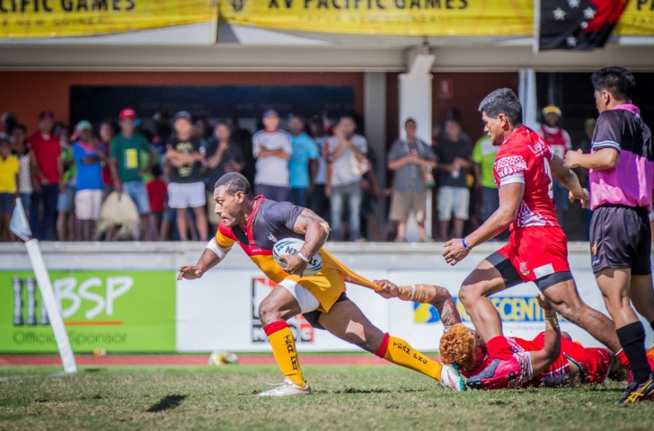 Papua New Guinea claimed a comfortable win over Samoa to win rugby league nines Pacific Games gold ©Port Moresby 2015