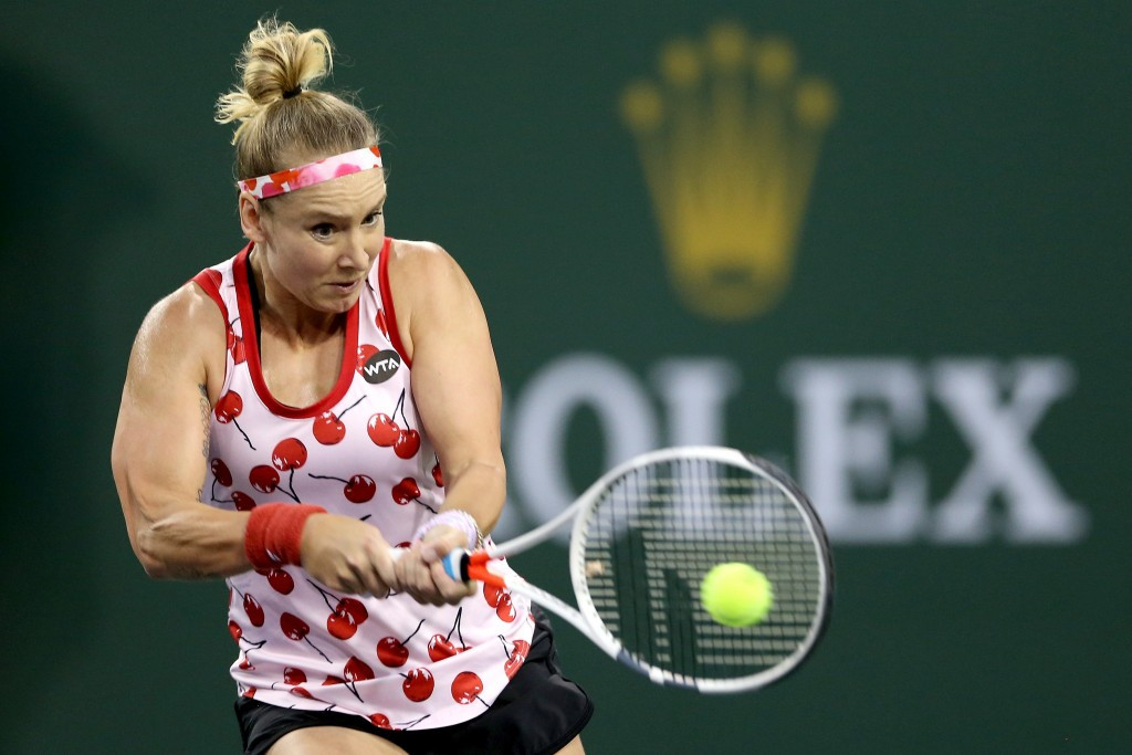 American Bethanie Mattek-Sands stunned ninth seed Elina Svitolina of the Ukraine with a straight-sets victory ©Getty Images