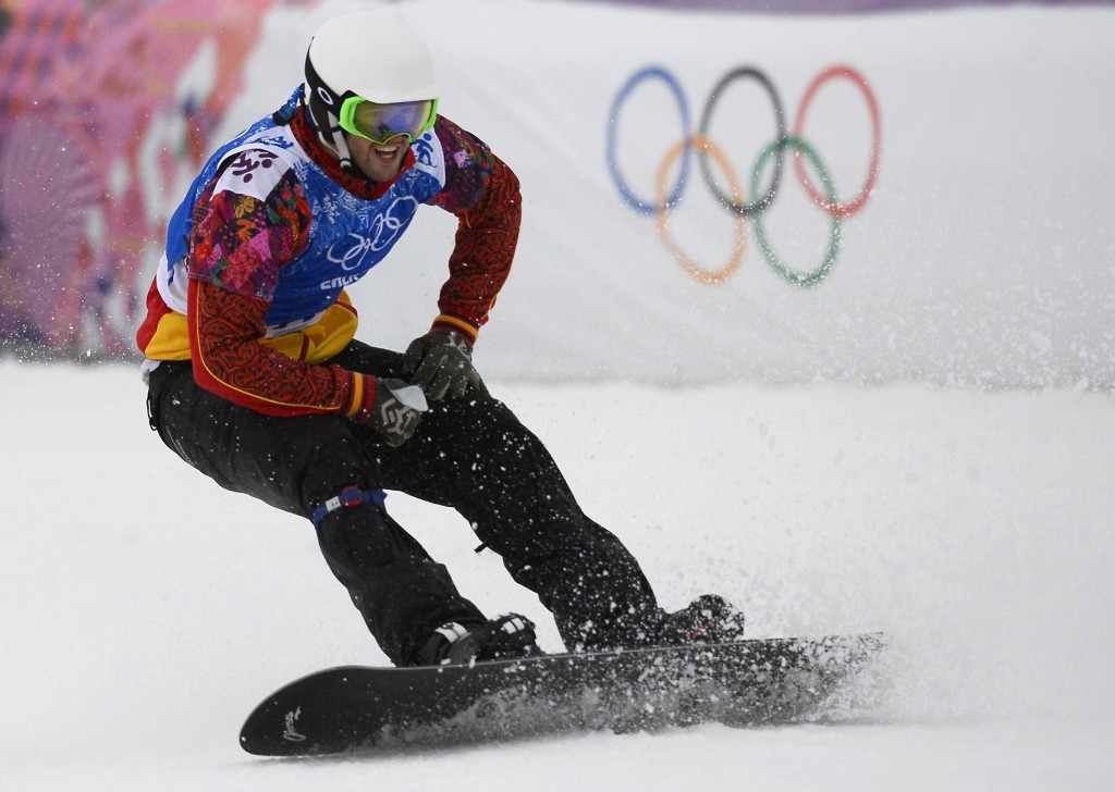 Spain’s Lucas Eguibar qualified strongest in the men's snowboardcross event ©Getty Images