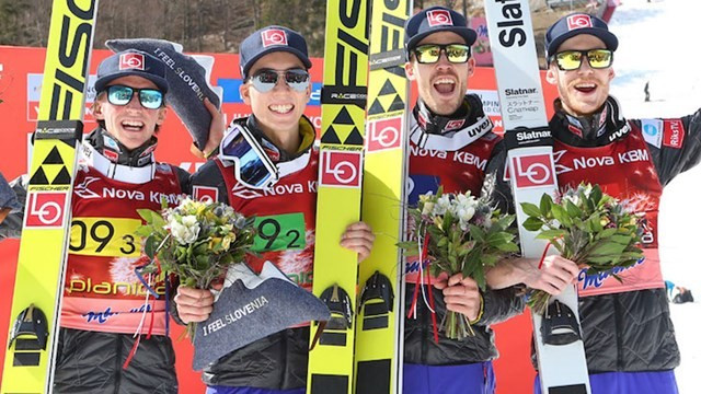 Norway won the final team competition of the FIS Ski Jumping World Cup season after coming out on top in Slovenia in Planica today ©FIS