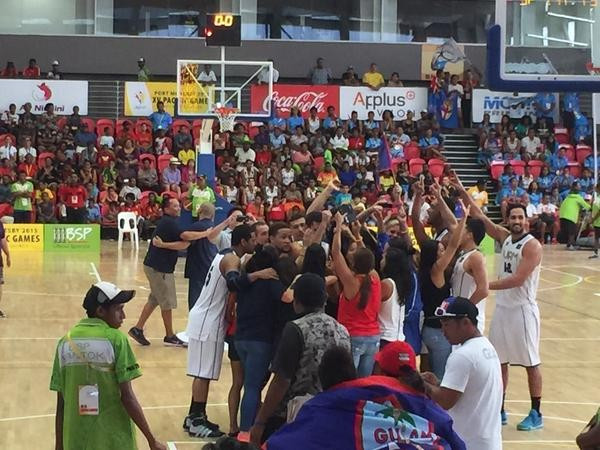 Guam claimed their first-ever Pacific Games basketball gold medal with victory over Fiji ©charesp/Twitter