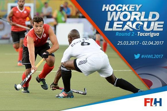 Action got underway today in the final round-two event of the Hockey World League in Tacarigua ©FIH