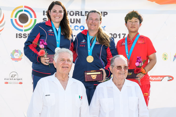 The United States enjoyed a dominant day as they claimed gold and silver ©ISSF