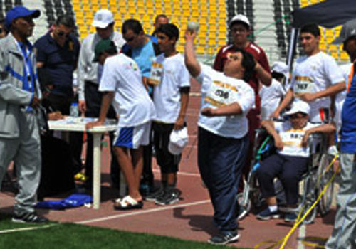 The event saw 712 students with special needs competing in a variety of sports ©OCA